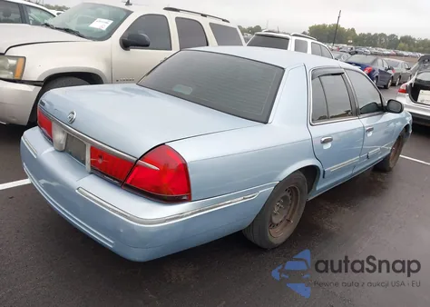 2001 Mercury Grand Marquis Gs z USA, uszkodzony, nr VIN 2MEFM74W01X629717